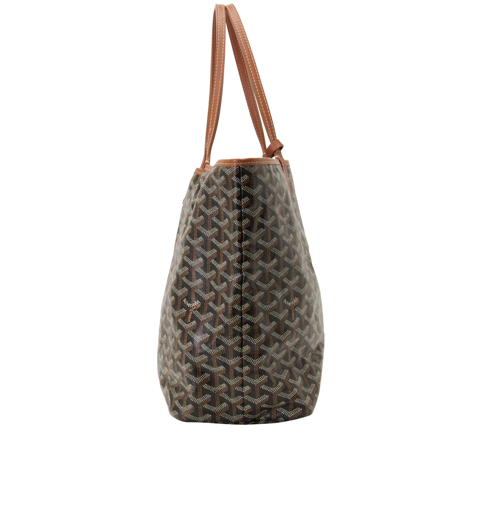 Saint Louis PM Tote, &pound;1,500, Handbags, Brown/Tan, Canvas, Side view